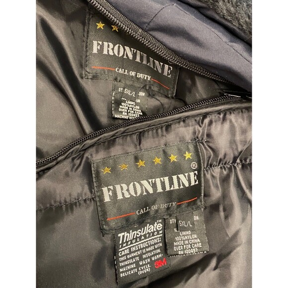 FRONTLINE Call Of Duty Men’s 5XL Tactical Jacket Coat Thinsulate Removable Liner - Picture 12 of 15